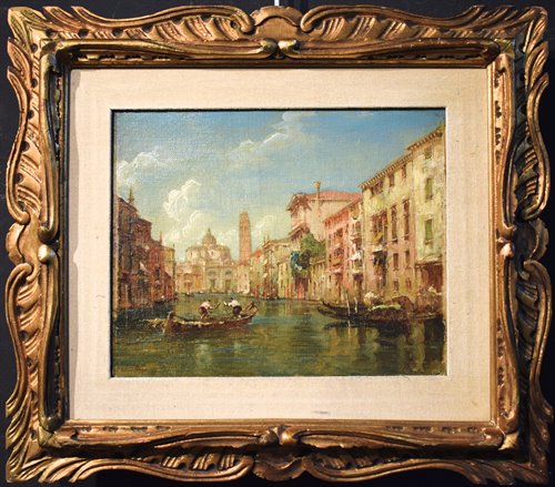 Coppia di Vedute Veneziane - Giudecca e Canal Grande